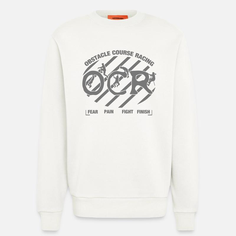 OCR Obstacle Course Racing - Sweatshirt - made by SPREAD  - OFF WHITE