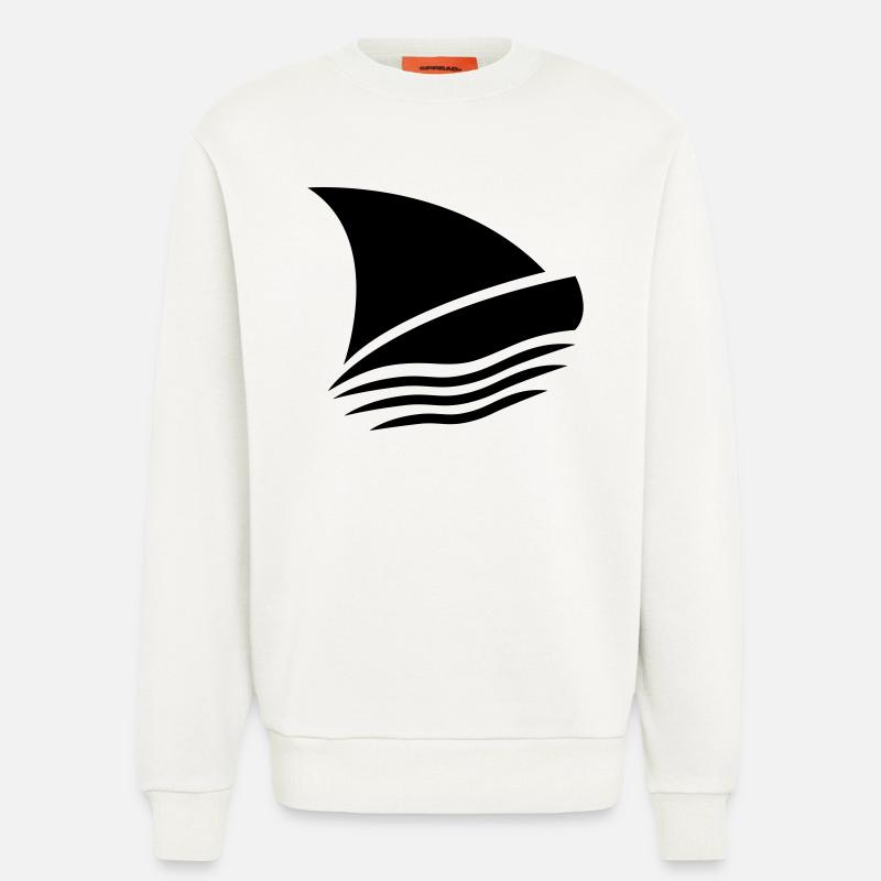 Sailingboat - Sweatshirt - made by SPREAD - OFF WHITE