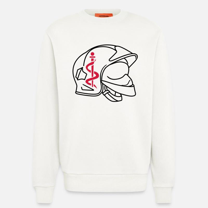 ISP pompier - Sweatshirt - made by SPREAD  - OFF WHITE