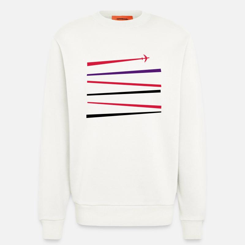 airplane - Sweatshirt - made by SPREAD  - OFF WHITE