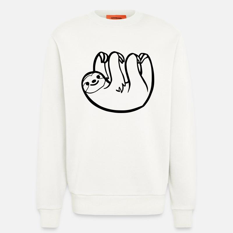Faultier - Sweatshirt - made by SPREAD  - OFF WHITE