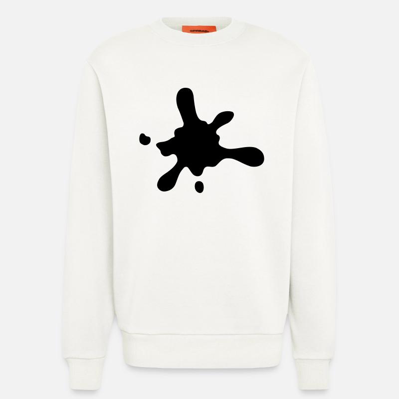 klecks_1 - Sweatshirt - made by SPREAD  - OFF WHITE