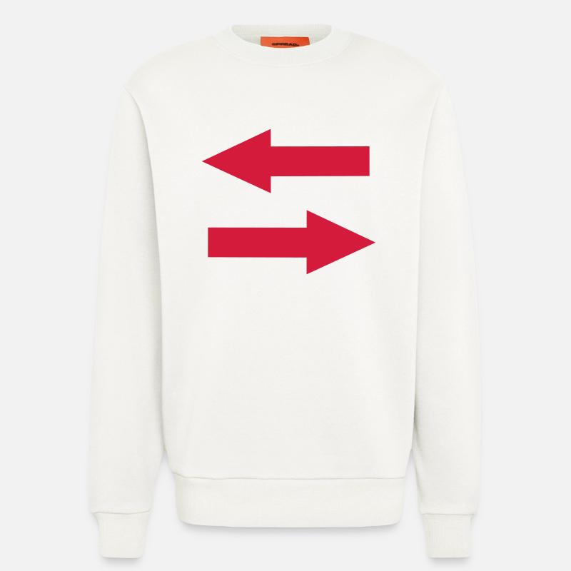 Pfeil - Sweatshirt - made by SPREAD  - OFF WHITE