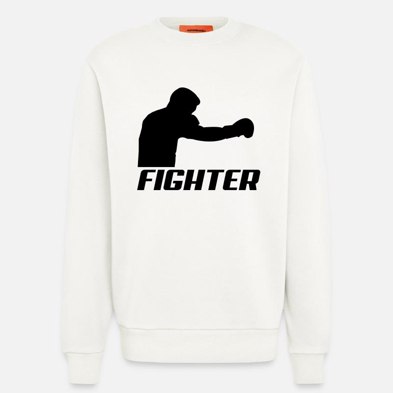 fighter1 - Sweatshirt - made by SPREAD  - OFF WHITE