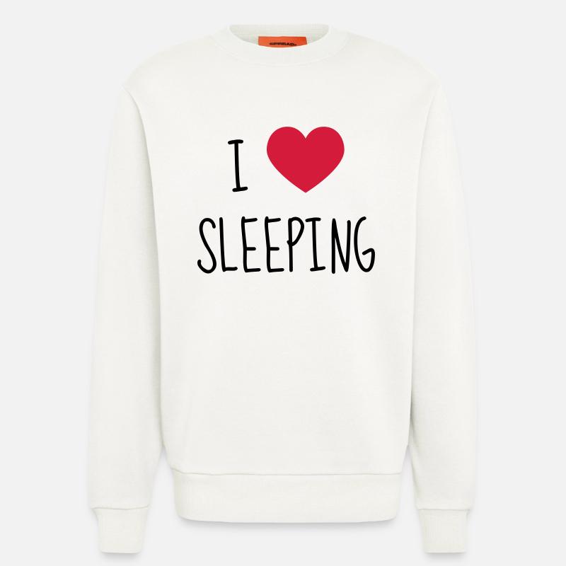 Schlaf / Schläfer / Müdigkeit / Rest - Sweatshirt - made by SPREAD  - OFF WHITE