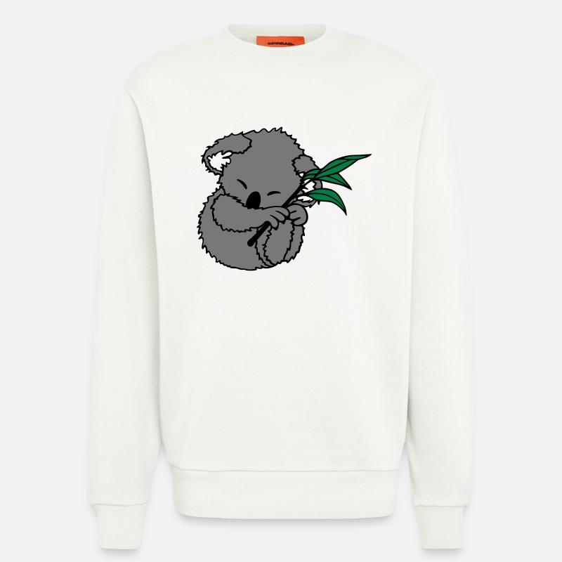 Koala - Sweatshirt - made by SPREAD  - OFF WHITE