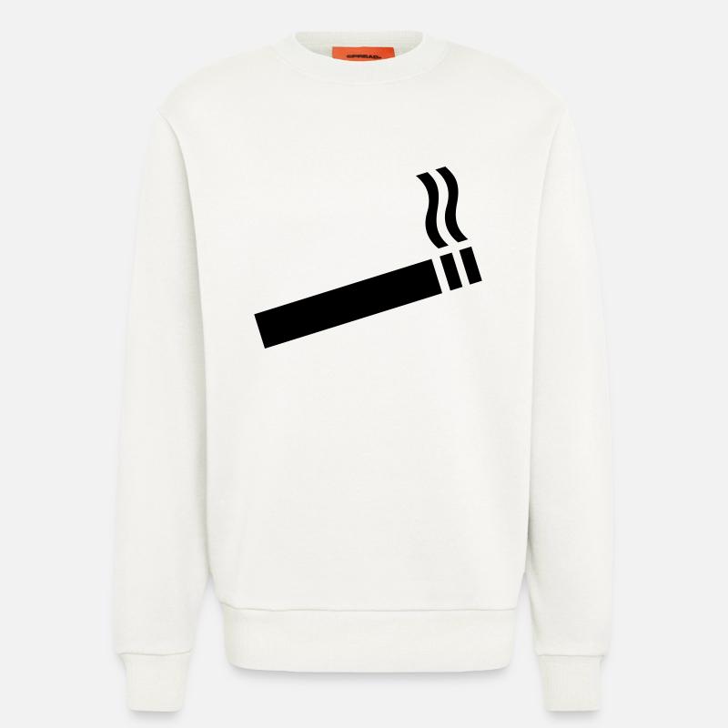 Zigarette - Sweatshirt - made by SPREAD  - OFF WHITE