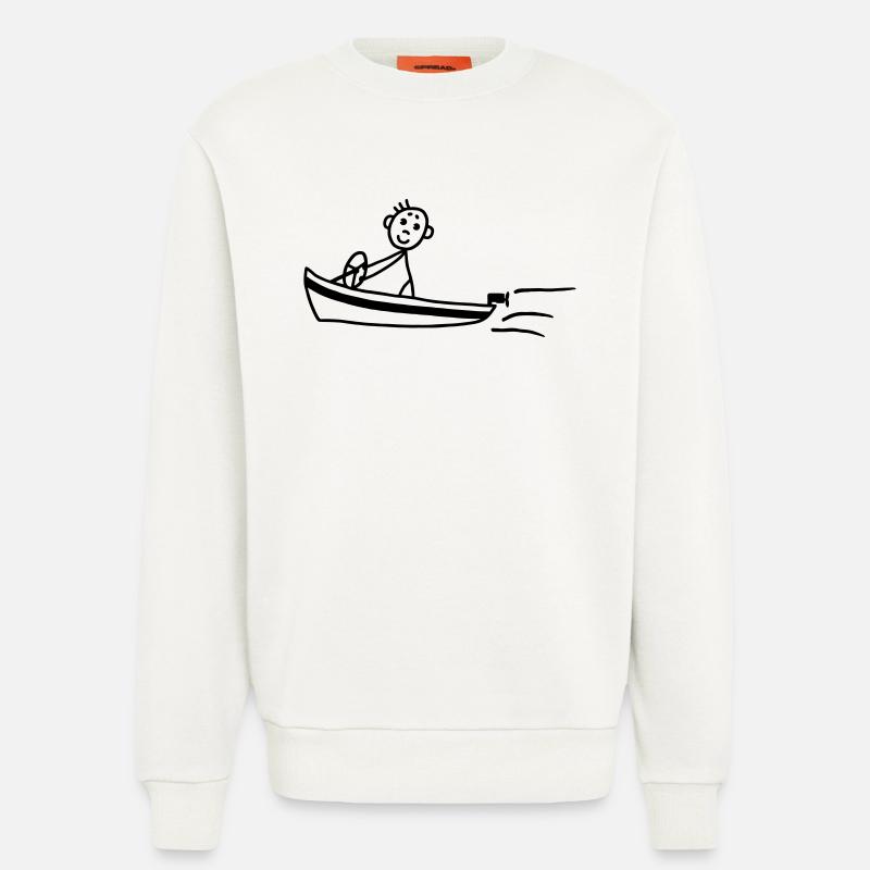 Motorboot - Boot - Sweatshirt - made by SPREAD  - OFF WHITE