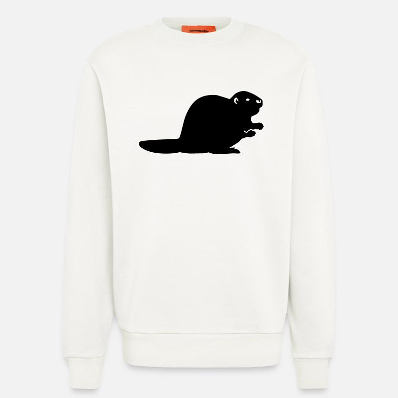 Biber - Sweatshirt - made by SPREAD  - OFF WHITE