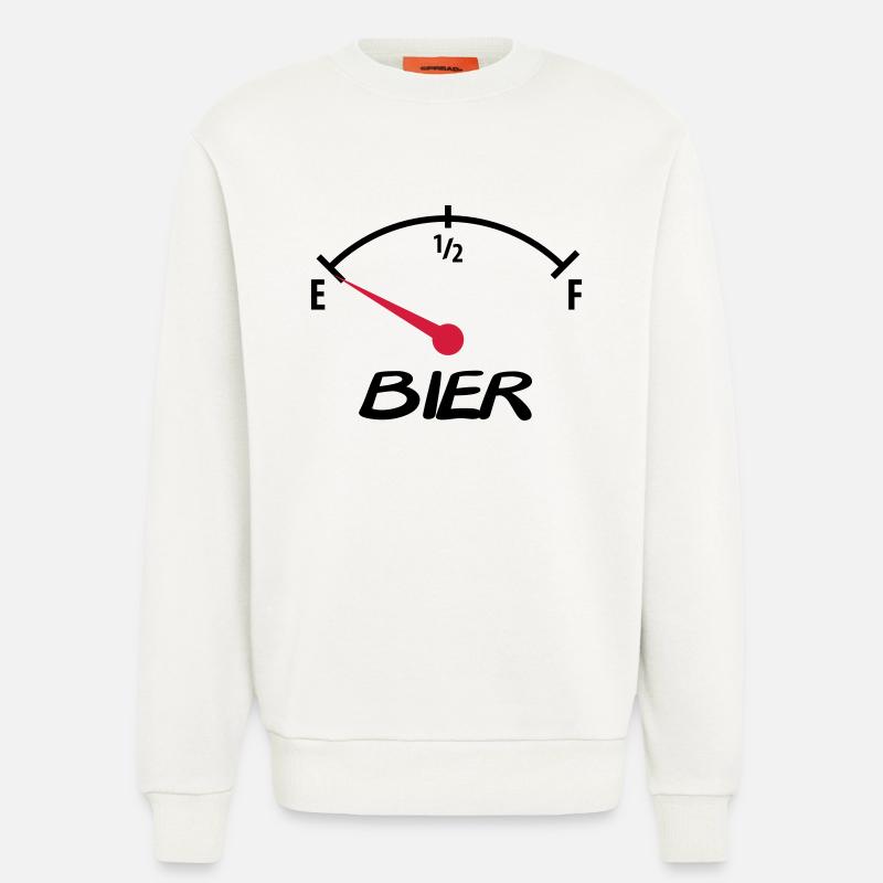 bier - Sweatshirt - made by SPREAD  - OFF WHITE