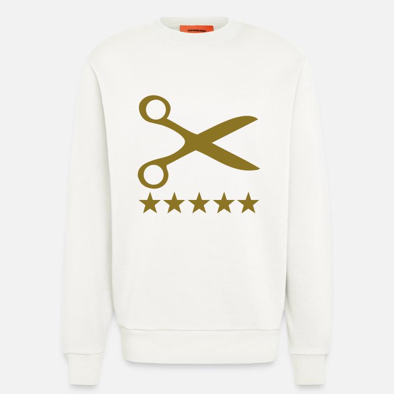 schere deluxe - Sweatshirt - made by SPREAD  - OFF WHITE