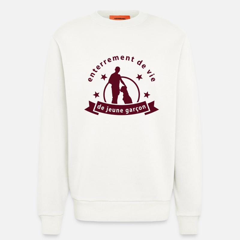 Bachelor-Junge - Sweatshirt - made by SPREAD  - OFF WHITE