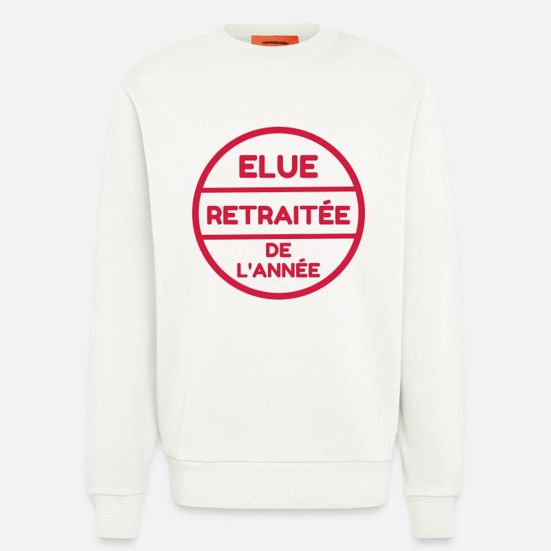 Retirement Retired Ruhestand Retraite Retraitée - Sweatshirt - made by SPREAD  - OFF WHITE