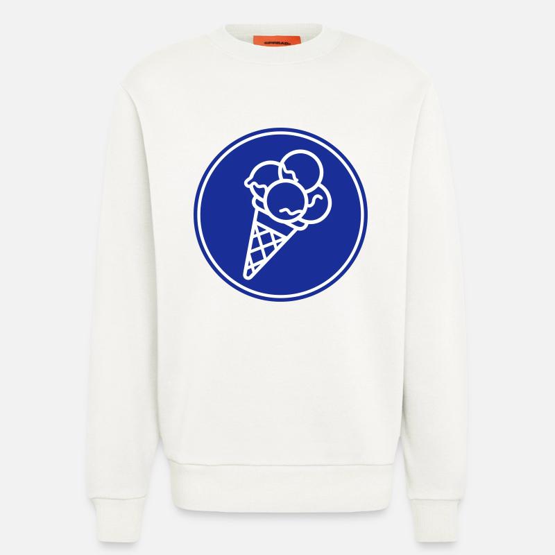Eicreme Eis Sommer - Sweatshirt - made by SPREAD  - OFF WHITE