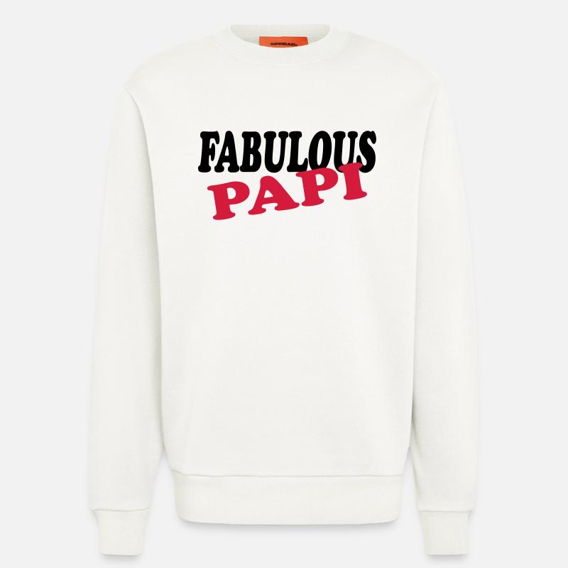 Fabelhaftes PAPI - Sweatshirt - made by SPREAD  - OFF WHITE