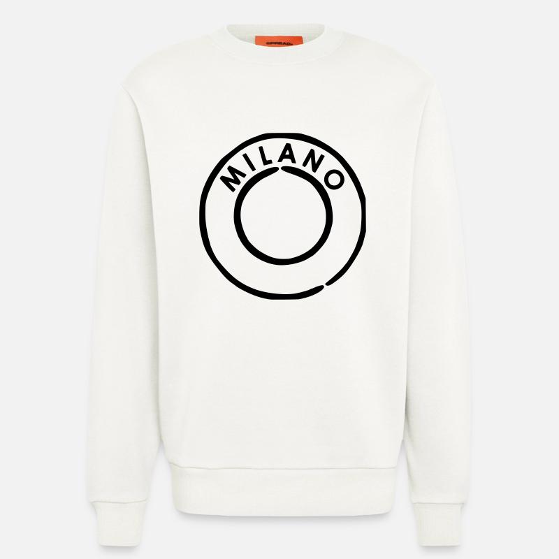 Milano - Mailand Poststempel - Sweatshirt - made by SPREAD  - OFF WHITE