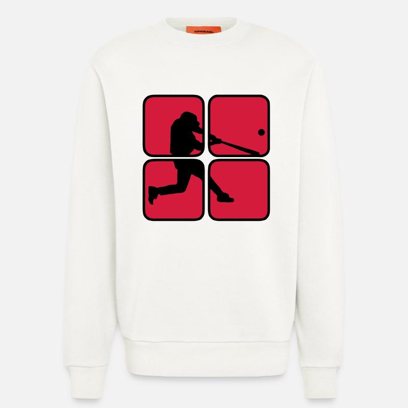 Baseball 2 - Sweatshirt - made by SPREAD  - OFF WHITE
