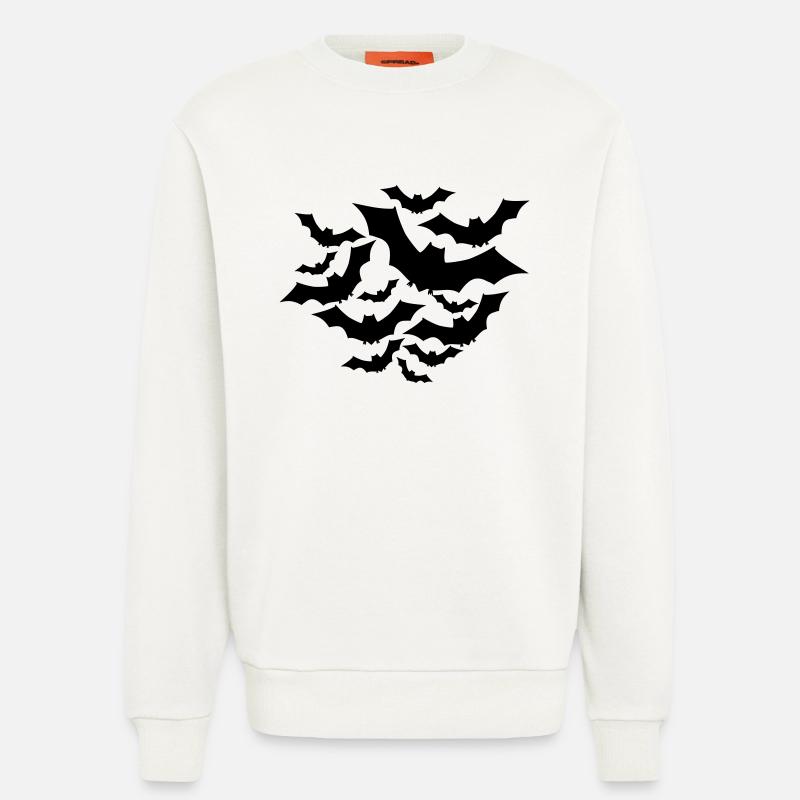 Fledermäuse - Sweatshirt - made by SPREAD  - OFF WHITE