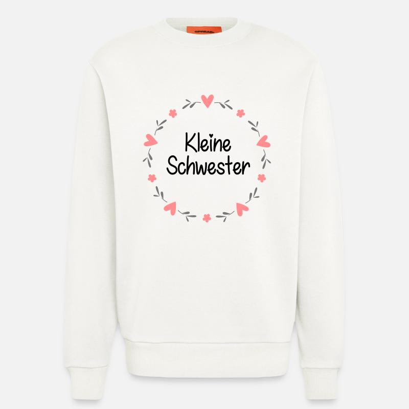 Kleine Schwester - Sweatshirt - made by SPREAD  - OFF WHITE