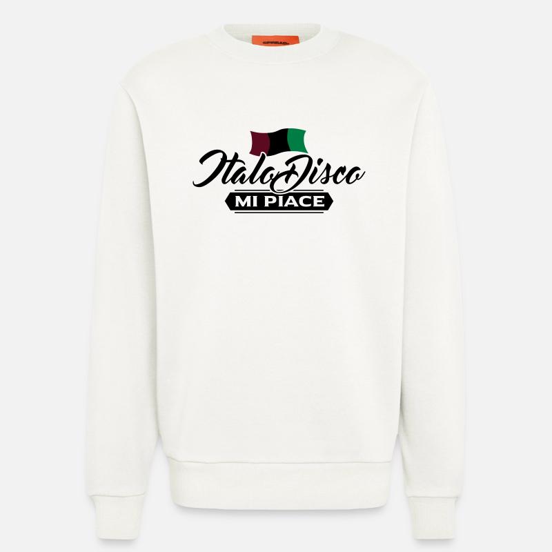 Italo Disco - Sweatshirt - made by SPREAD  - OFF WHITE