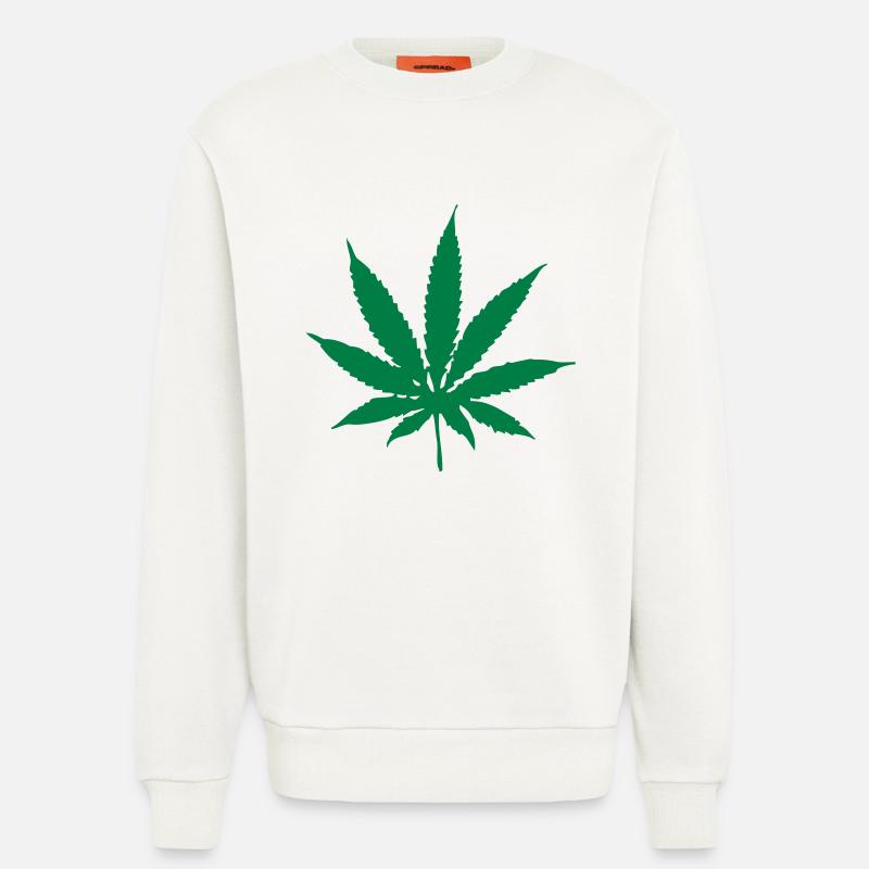 gras_1c - Sweatshirt - made by SPREAD  - OFF WHITE