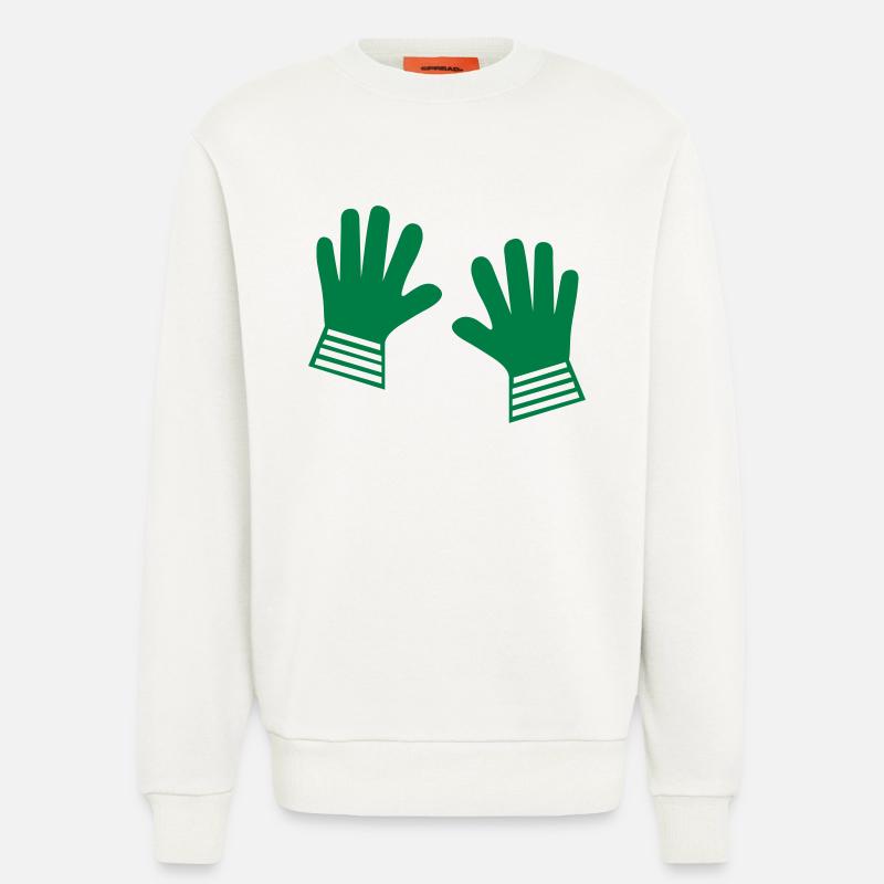 handschuh - Sweatshirt - made by SPREAD  - OFF WHITE