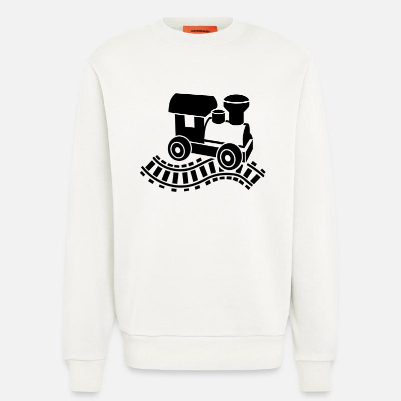 Modelleisenbahn - Sweatshirt - made by SPREAD  - OFF WHITE