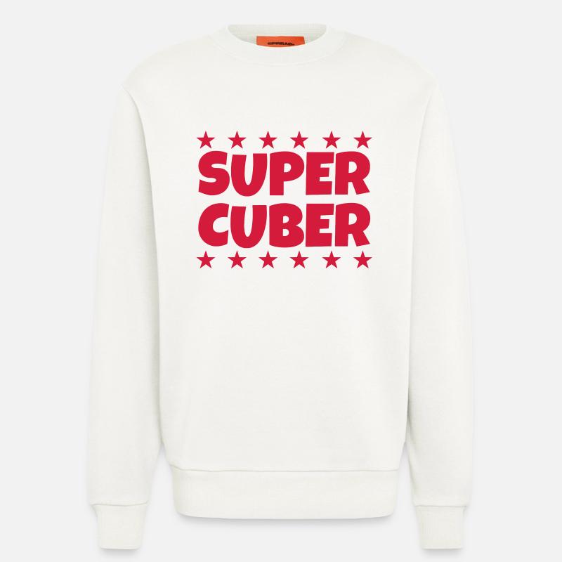 Cubing / Cube / Cuber / Speedcubing - Sweatshirt - made by SPREAD  - OFF WHITE