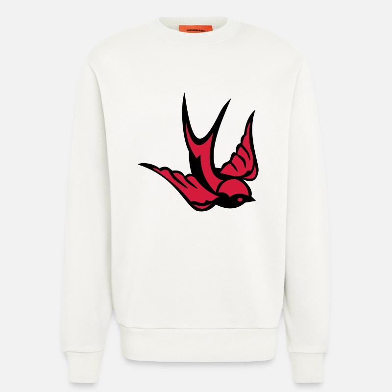 Schwalbe - Sweatshirt - made by SPREAD  - OFF WHITE
