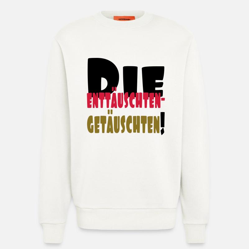 enttäuschten II - Sweatshirt - made by SPREAD  - OFF WHITE