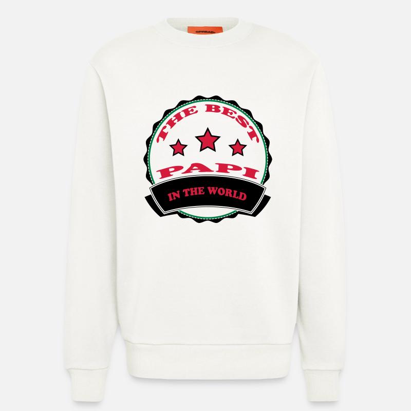 The best PAPI - Sweat bio décontracté fabriqué en UE - OFF WHITE