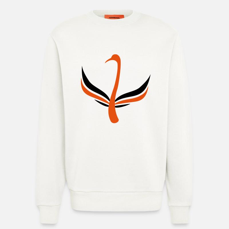 Swan 2fbg - Sweat bio décontracté fabriqué en UE - OFF WHITE