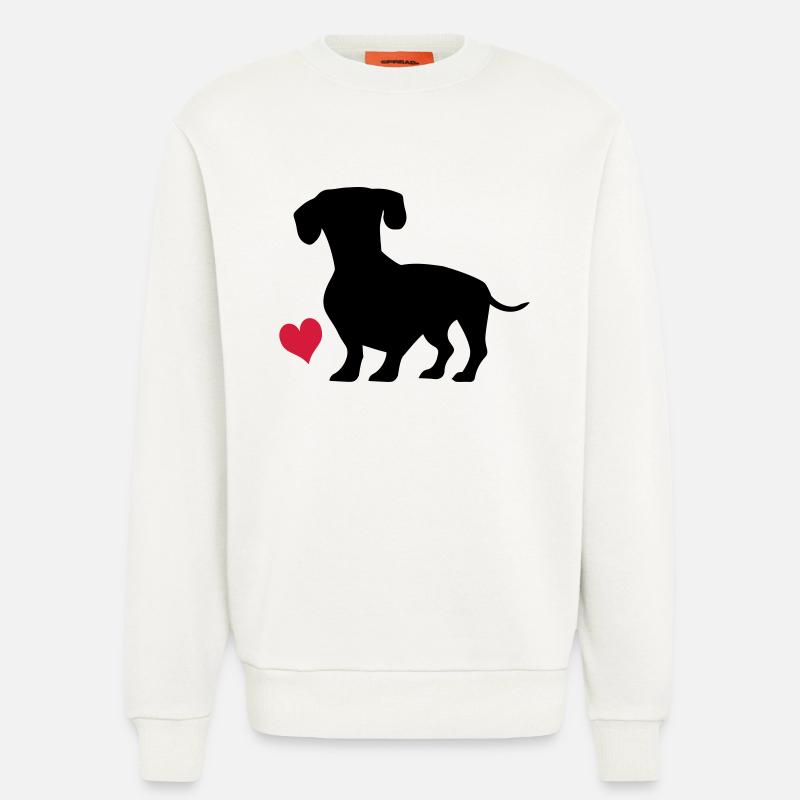 Dackel - Sweatshirt - made by SPREAD  - OFF WHITE