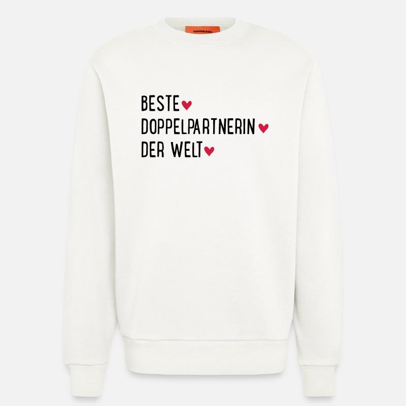 Doppelpartnerin - Sweatshirt - made by SPREAD  - OFF WHITE