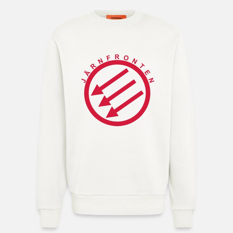 Järnfronten / Eiserne Front / Iron Front - Sweatshirt - made by SPREAD  - OFF WHITE