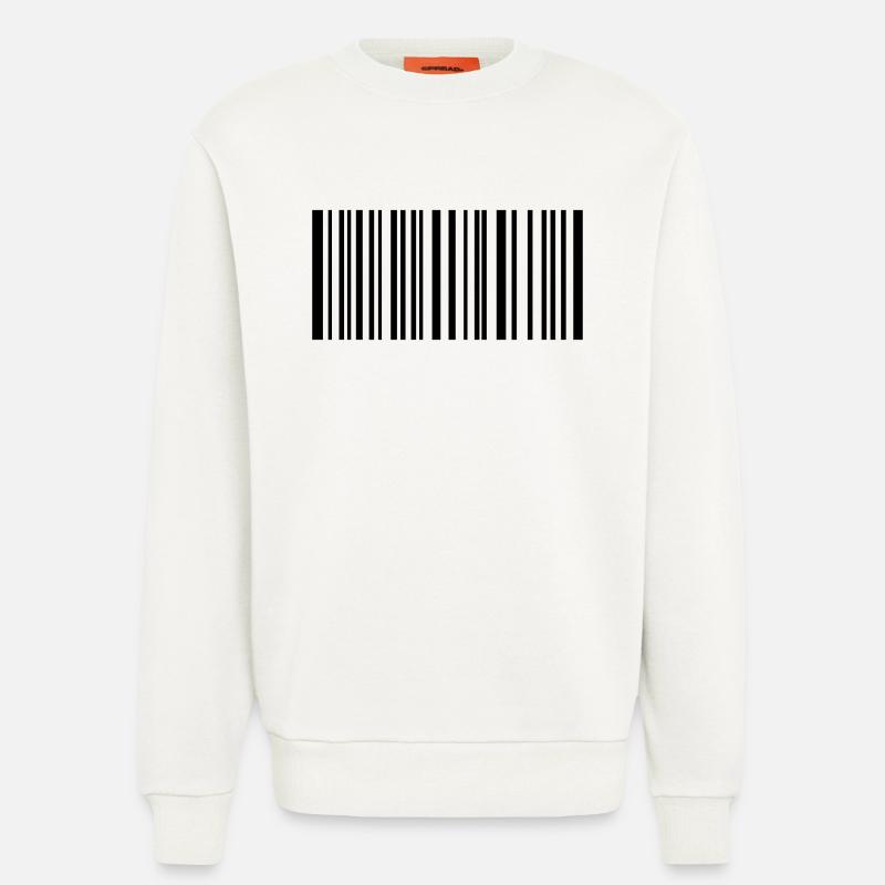 Bar code - Sweatshirt - made by SPREAD  - OFF WHITE