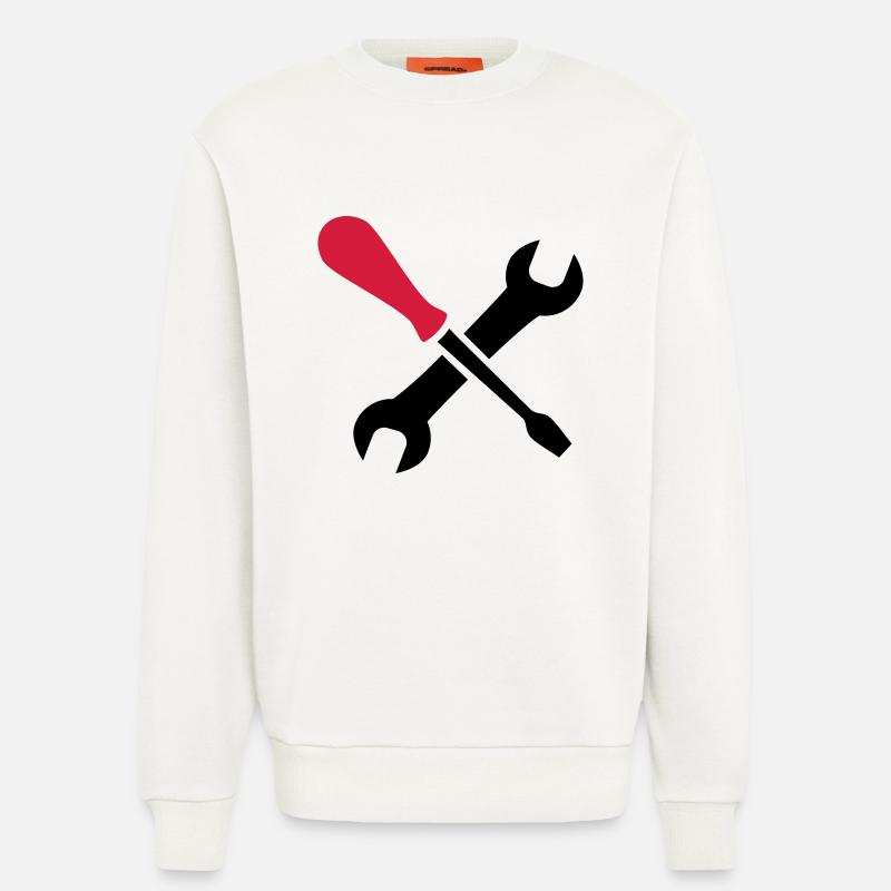 Werkzeug - Sweatshirt - made by SPREAD - OFF WHITE