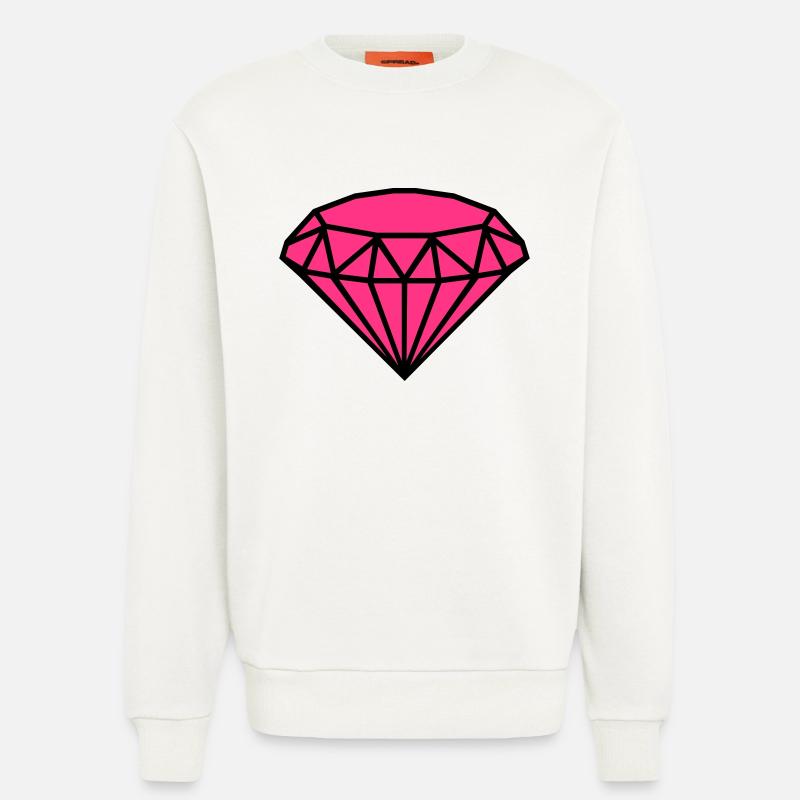 Diamant - Sweatshirt - made by SPREAD  - OFF WHITE