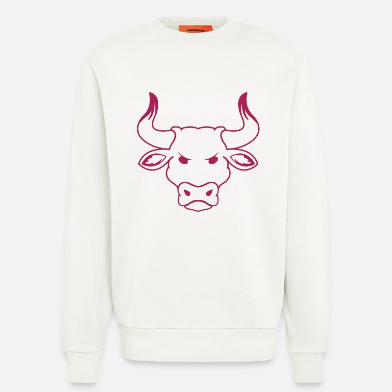 bull - Sweatshirt - made by SPREAD  - OFF WHITE