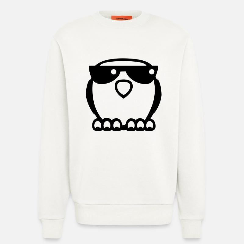 Coole Eule - Sweatshirt - made by SPREAD  - OFF WHITE