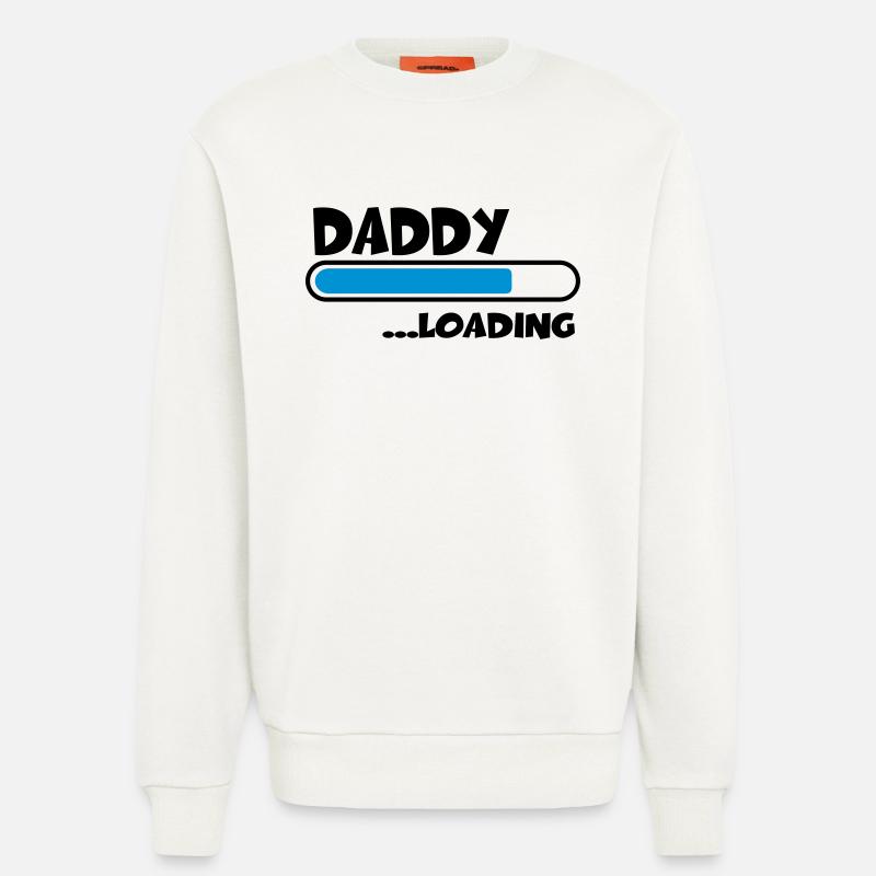 Daddy loading - Sweat bio décontracté fabriqué en UE - OFF WHITE