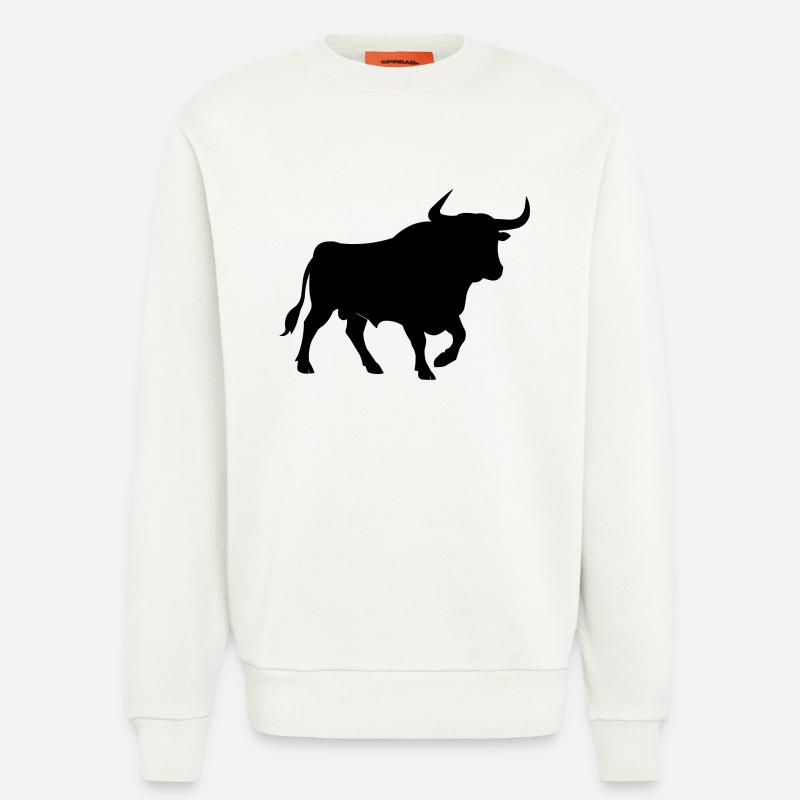 bull - Sweatshirt - made by SPREAD  - OFF WHITE