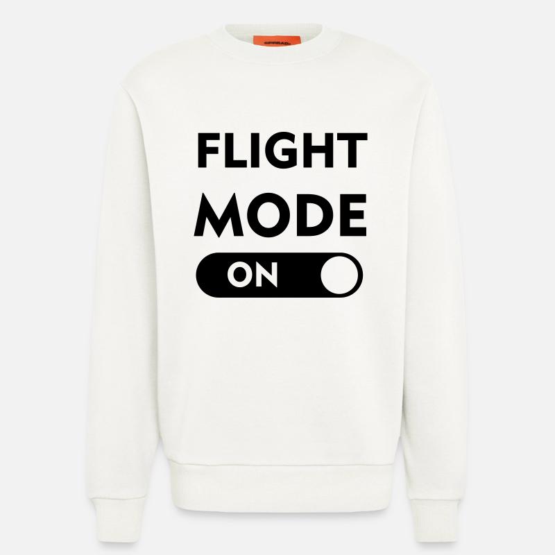 flight - Sweatshirt - made by SPREAD  - OFF WHITE