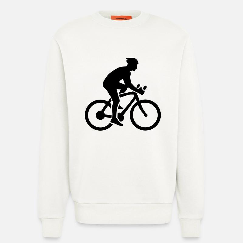 Radfahrer - Sweatshirt - made by SPREAD  - OFF WHITE