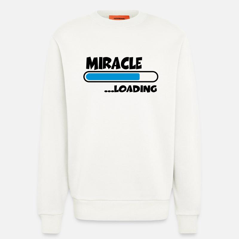 Miracle loading - Sweatshirt - made by SPREAD  - OFF WHITE