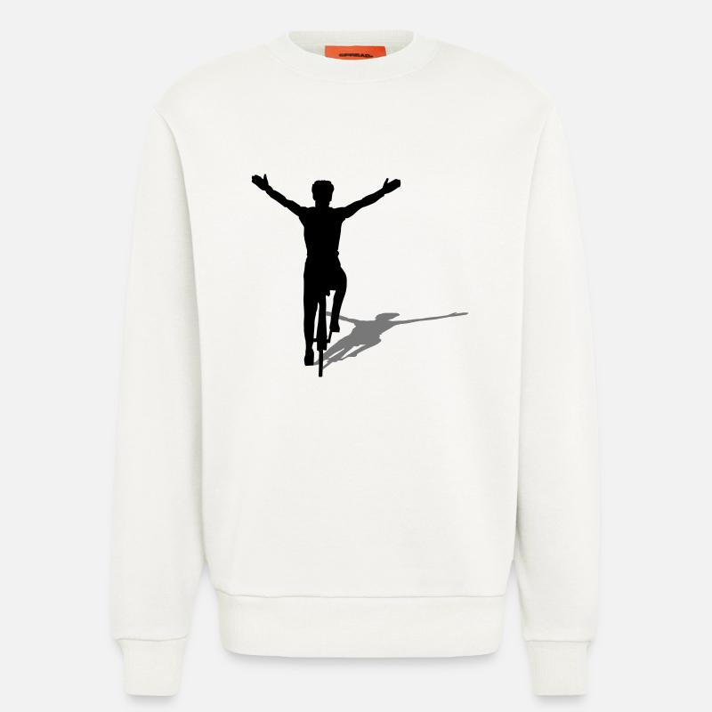vélo de course - Sweat bio décontracté fabriqué en UE - OFF WHITE