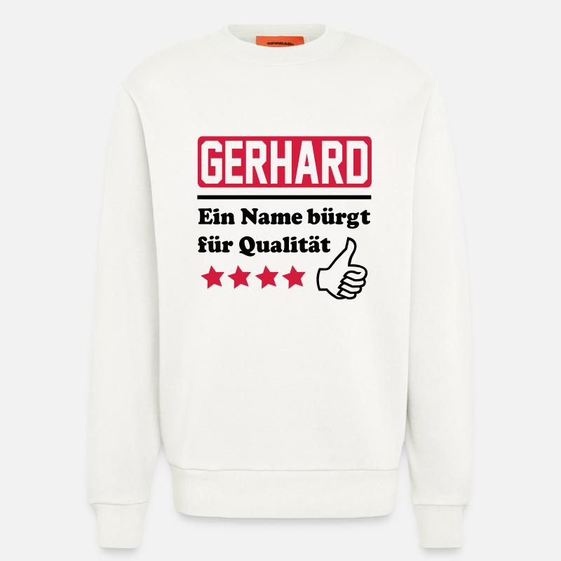 Gerhard - Sweat bio décontracté fabriqué en UE - OFF WHITE