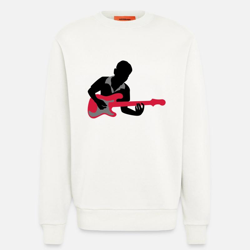 Gitarrist - Sweatshirt - made by SPREAD  - OFF WHITE