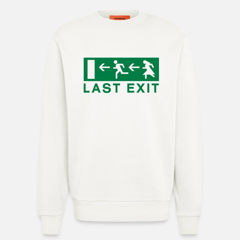 Last exit - Sweatshirt - made by SPREAD  - OFF WHITE