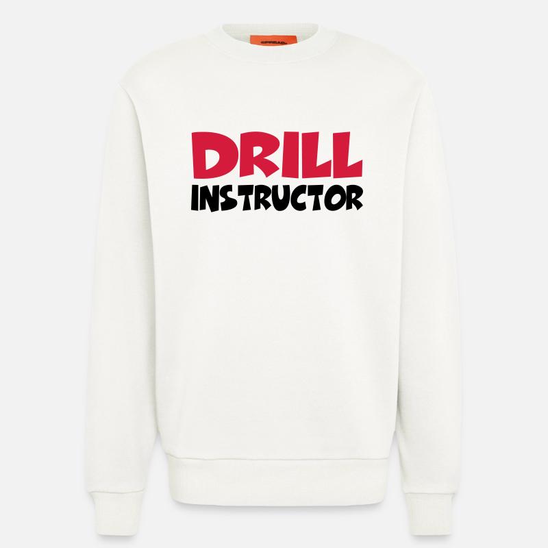 Drill Instructor - Sweatshirt - made by SPREAD  - OFF WHITE